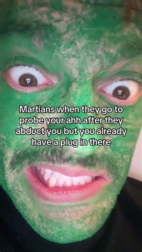 They were gonna probe you but you beat them too it… #martian #ufo #alien #abduction #teamseabass