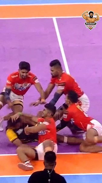 113K views · 2.1K reactions | Sourav Gulia, jersey No.4 hai zordaar aur shaandaar!  #Adani #GarjegaGujarat #Kabaddi #PKL #kabaddifans #Kabaddifever #Kabaddilife #vivoprokabaddi ProKabaddi | Gujarat Giants | Facebook