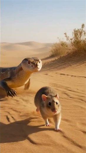 The Fight for Survival: Snake, Rat, and the Brave Bird #aivideo #viralaistudio