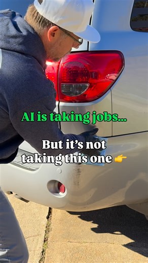 AI is replacing predictable jobs But it can’t fix a scratched bumper �It can’t spray clear coat �And it can’t show up to a customer’s driveway and complete a mobile paint repair Small cosmetic auto body repair is hands-on, skill-based work And it pays $600–$800 per repair That’s high-margin mobile auto paint repair without owning a shop, running a spray booth, or hiring employees Real skill�Real local demand�Real income If you want to see how this AI-proof mobile auto body business model works👇