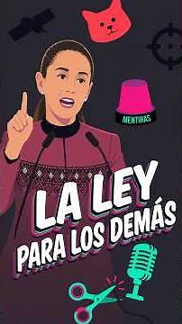 👩🏻👉🏻 Rules for thee, but not for me. #RDF #Mañanera #LieDetector
