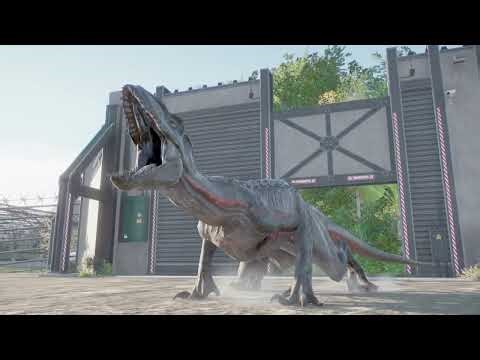 Indoraptor Hunting a Corythosaurus – Intense Prehistoric Chase!