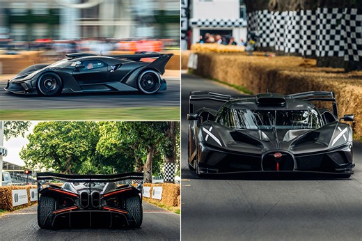 Stealthy 1,578HP Bugatti Bolide Hypercar Debuts at the Goodwood Festival of Speed
