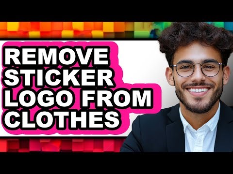 How to Remove Sticker Logo from Clothes (updated)