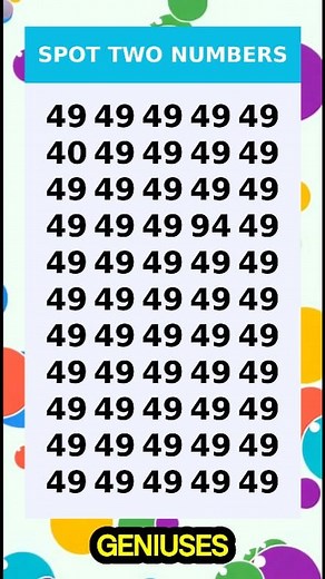 70K views · 1.4K reactions | Find all the different numbers Quiz 朗 Write your answer in comments #quiz #QuizTime #QuizChallenge #quizzes #fun #oddoneout | samquiznic | Facebook