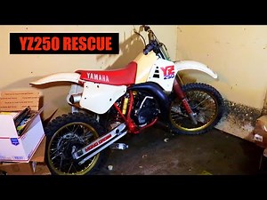 1986 Yamaha YZ250 Dirt Bike Revival - clean up & prep for a first start & first ride !