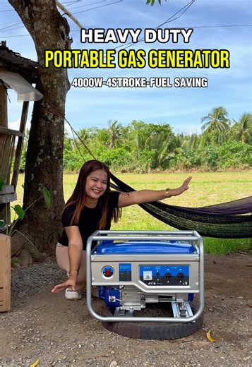 Finally may generator na kame dito sa bahay!🥹❤️🙏 #generator #gasolinegenerator #reaimgenerator #gasgenerator #portablegenerator
