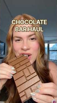 CHOCOLATE BAR HAUL 🍫🤎 #chocolate #candyreview #chocolatebar #mukbang #candy