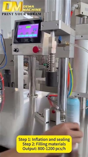 ✨ DEMA Semi-Auto Binary Aerosol Filling Machine ✨