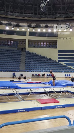 Gymnast’s epic trampoline fail proves a painful lesson