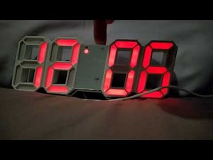 3D LED Clock (With Reset) - How to adjust the brightness.