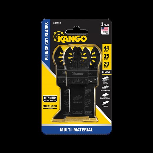 Kango 3-Piece Metal Plunge Cut Multi Tool Blade Set