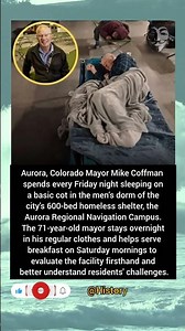 Aurora Mayor Mike Coffman Sleeps at HomelessShelter to Understand Residents Struggles #Leadership