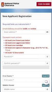 How to Register on the National Police Clearance Portal