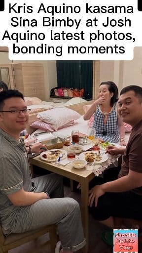 Wow Kris Aquino latest photo kasama Ang mga anak Josh Aquino at Bimby Aquino, bonding moments Courtesy #KrisAquino #KrisAquinoUpdate #famous #popular #famouskid #trendingphoto #celebrity #celebritynews #ShowbizNews #ShowBiz #actress #actor #Celebritykids | Showbiz Updates Vlogs
