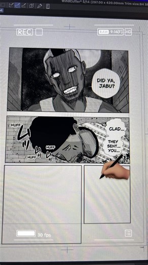 Here’s a sneak peak of an old one-shot project that I have to finish 😅 TAGS: #artbyvonn #mangaart #digitalart #indiemanga #seinenmanga