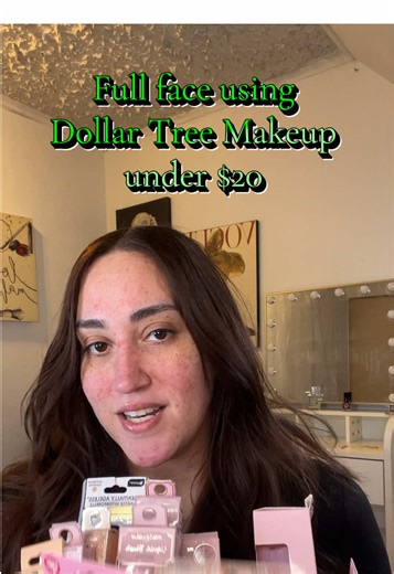 FULL FACE MAKEUP! Only using Dollar Tree Makeup products. ALL UNDER $20 This was a fun challenge to do! Lmk what other place should I go and do a full face makeup look. You can comment a store or a brand and the budget I have to spend and I’ll try to do a makeup tutorial on it. #makeupchallenge #dollartree #makeuptutorial #makeup #dollartreefinds