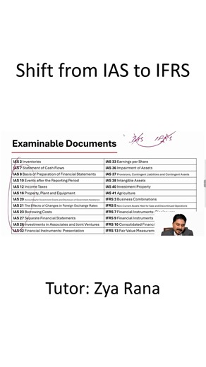 Shift from IAS to IFRS by Zya Rana You can access complete lecture by using this link: https://youtu.be/UV_n5QZX-CY For course overview visit: https://escribiracademy.com/product/financial-reporting-fr-urdu-march-2026-2/ WhatsApp Contact: http://wa.me/923458287222 ------------------------------------ #ACCA #FR &Reporting #financialreporting #F7 #AA #Audit #AAA #ATXAccountants #zyarana #luqmanrafiq #accapakistan #accauk #mirchawalas #tabani #advanced #FiscalYear2023 #ACCAinTexas #ATXFinancePros #
