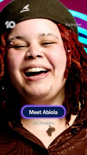 Pass the aux cord, musician Abiola is ready to drop some beats in the Big Brother House! 🎵 #BBAU | Watch Live Stream 24/7 on Channel 10 | Big Brother Australia