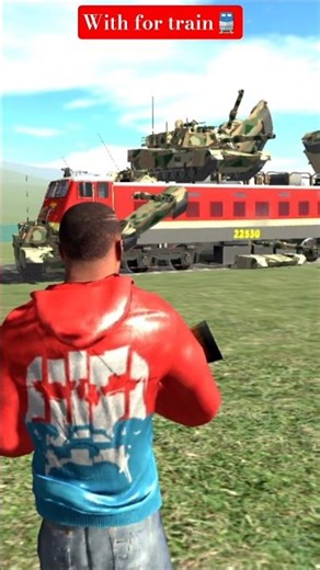 TRAIN ko rokne ka chalege kar diya 😎 #short #indianbikedriving3d #gta //