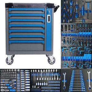 [Hot Item] Rolling Box Heavy Duty Stainless Steel Tool Chest 7 Drawers Tool Cabinet Cart Trolley