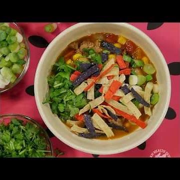 Sharing Healthy Recipes - Taco Three Bean Soup