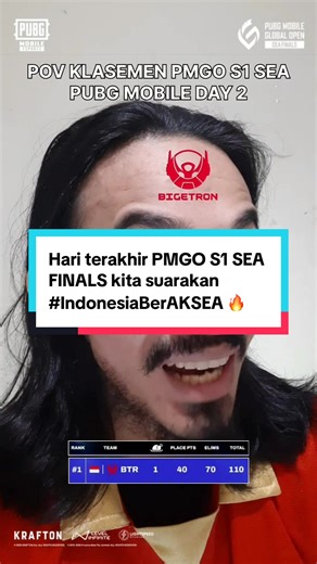 Hari terakhir PMGO S1 SEA FINALS kita suarakan #IndonesiaBerAKSEA 🔥 #PMGO #PMGO2026 #PUBGMOBILE #PUBGMESPORTS