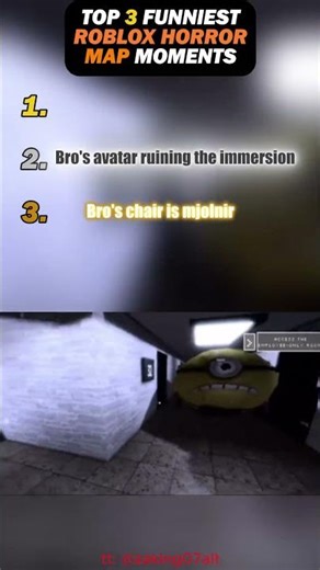 RANKING 3 FUNNIEST ROBLOX HORROR SERVER MOMENTS #roblox #robloxhorror #horrorgame #jumpscare #gaming