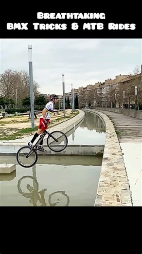WALKING THE LINE! 🤯 Impossible Bike Balance Over Water