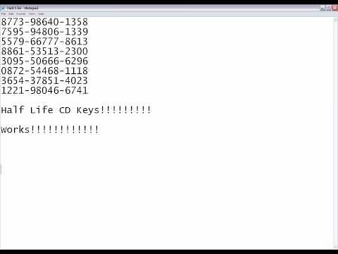 Half Life CD Keys (No Download)