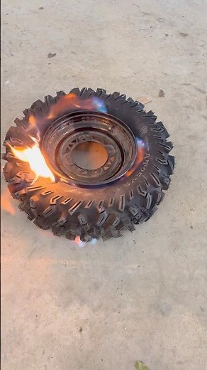 My process for changing atv tires. If you decide to do this as well BE SAFE! #fyp #diy #tire