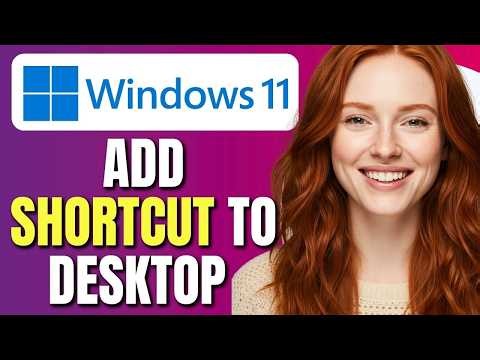 How To Add Shortcut To Desktop in Windows 11 | Windows 11 Desktop Shortcut Setup | Easy Tutorial