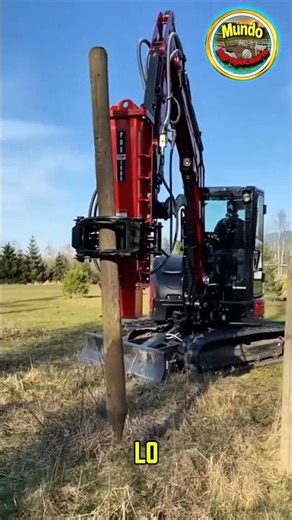 Clavar postes para potrero (Pero con una máquina) Una forma más rápida de hacer potrero