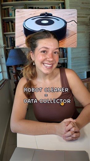 Catharina Doria | AI Ethics Expert on Instagram: "🚨NEVER trust your robot vacuum cleaner! Maybe nothing happens. But maybe it does. And I AM SURE you DON’T want to be the person who gets their TOILET picture leaked! 🚽 Please share this video so more people know about these safety risks! 🙃 These devices: 1️⃣ Quietly record more than you think — your floor plan, furniture, routines, even your Wi-Fi details. 2️⃣ Send that data through cloud servers and third-party companies.