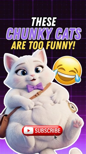 You Won’t Stop Laughing at These Chunky Cats 😂 #shorts