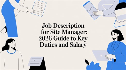 Job Description for Site Manager: 2026 Guide to Key Duties and Salary