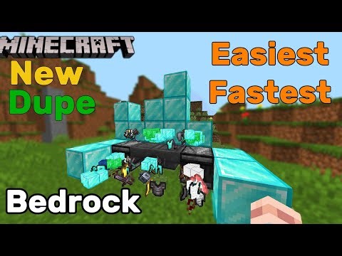 Item duplication minecraft bedrock ||easiest and fastest ||
