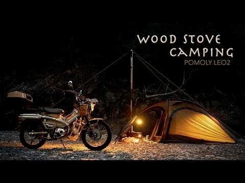 Hunter Cub Adventure: Wood-Stove Camping by a Deserted Mountain Stream
