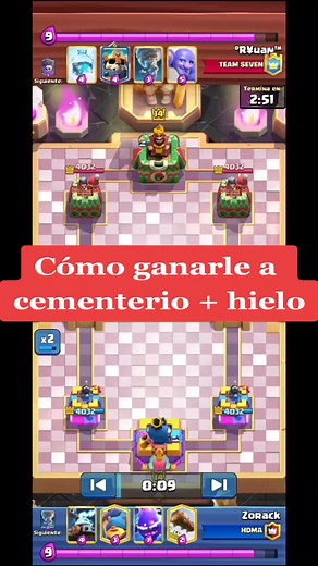 Cómo contrarrestar esos mazos molestos de cementerio hielo c: #clashroyale #defensa #mazo #cartasevolucionadas #cementerio #partida #hielo #reyesqueleto #gigantenoble #ciclo #torredelrey