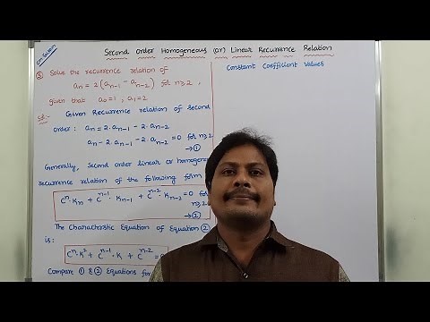 EXAMPLE-3: SOLVING SECOND ORDER HOMOGENEOUS RECURRENCE RELATIONS | SECOND ORDER RECURRENCE RELATION