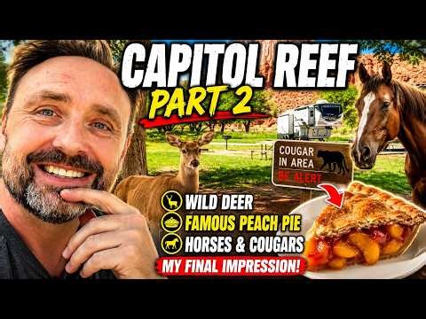 I Didn't Expect THIS at Capitol Reef National Park | Wildlife, Famous Pie & Final Thoughts