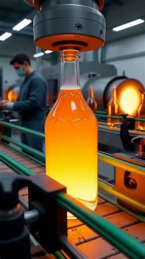 Inside a Modern Glass Bottle Factory | Automated Glass Manufacturing Process in