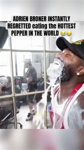 ADRIEN BRONER INSTANTLY REGRETTED eating the HOTTEST PEPPER IN THE WORLD 😭😂
