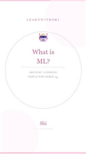 What is machine learning?