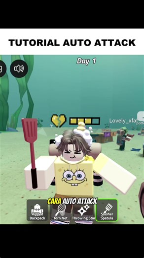 Tutorial Auto Attack Game Roblox untuk Pemain HP