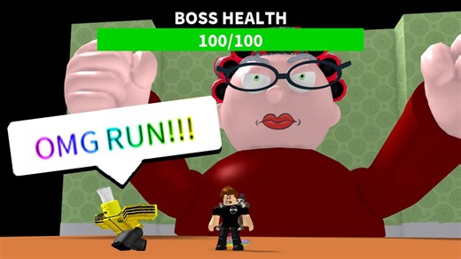 Competing in an epic boss battle obby with famous YouTubers