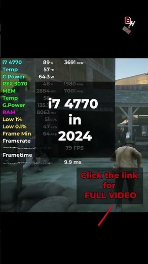 i7 4770 Tested in 15 Games (2024) 1080p
