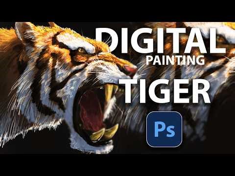 Animal painting in photoshop | #SKETCHES