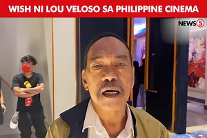 Ibinahagi ng veteran actor na si Lou Veloso ang mga inaasahan niya para sa tagumpay ng Philippine cinema. For more latest stories, visit us at www.news5.com.ph | News5