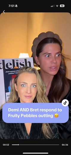 Demi y Bret responden sobre Fruity Pebbles